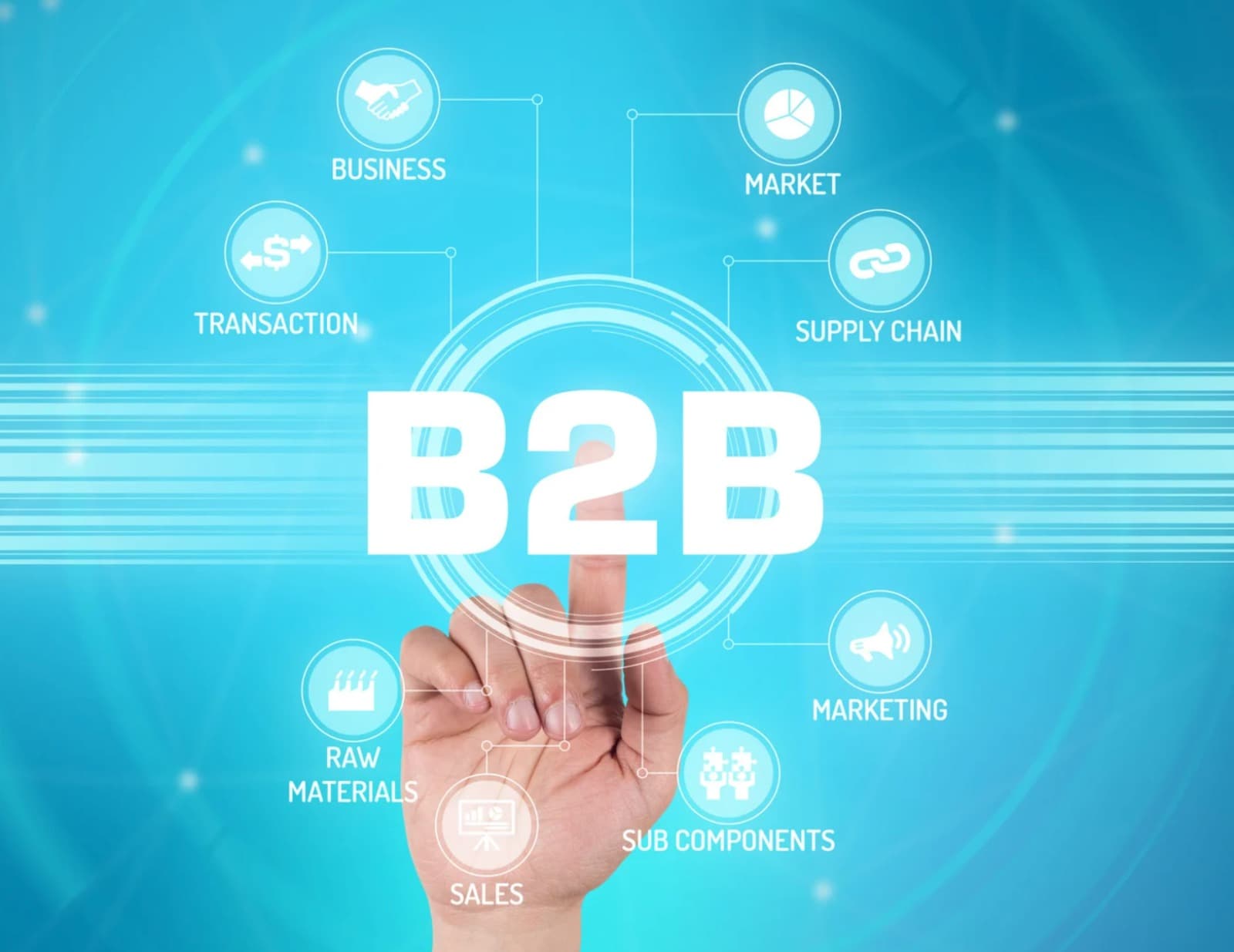 B2B SaaS Sales group meeting